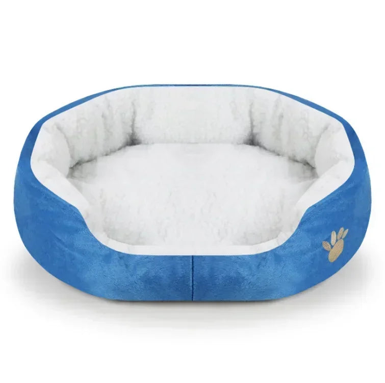 Cashmere Dog Bed for Large Dogs | Plush Warming Pet Sofa & Cat Nest