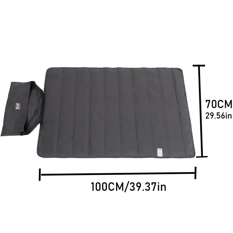 Foldable Waterproof Dog & Cat Mat | Portable Outdoor Pet Blanket for Travel & Camping