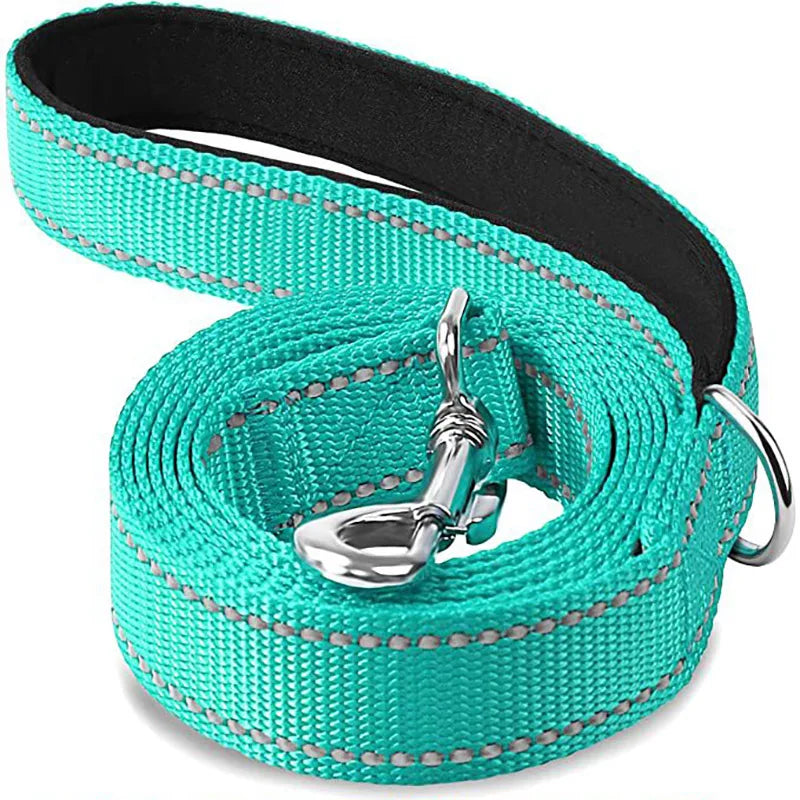 Reflective Dog & Cat Leash – Durable Adjustable Pet Walking and Training Rope