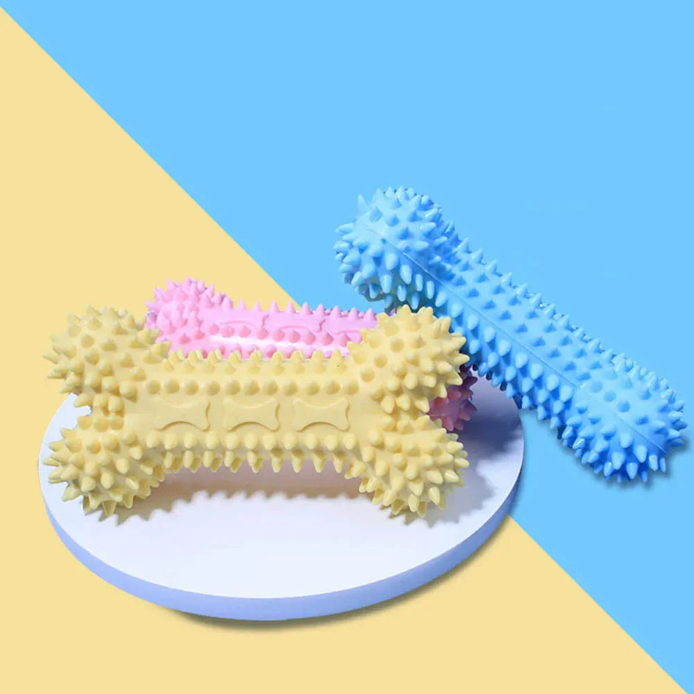Indestructible Dog Chew Toy | Teeth-Cleaning Bone for Small Dogs