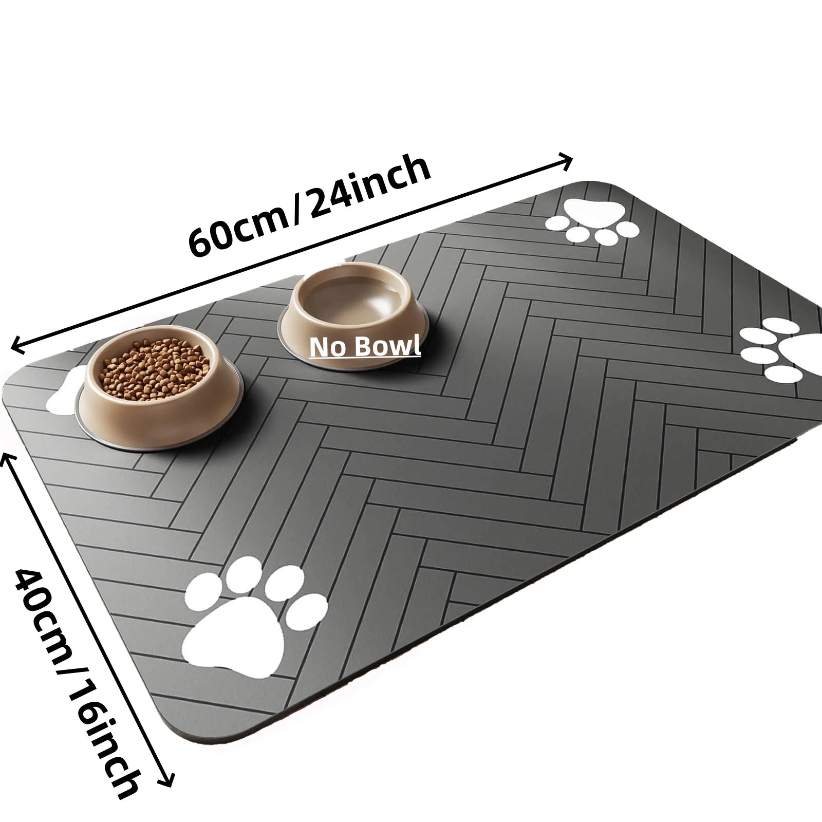 Pet Feeding Mat – Waterproof Absorbent Placemat for Dogs & Cats