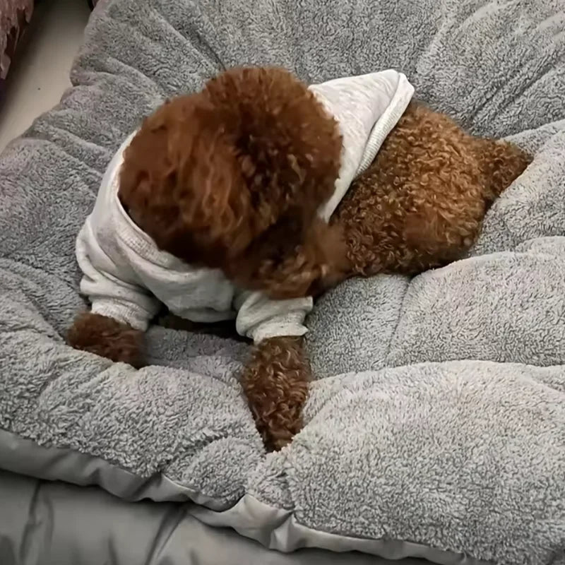 Extra-Large Plush Dog Bed | Double-Sided Soft Sofa-Style Mat for Large Breed Dogs