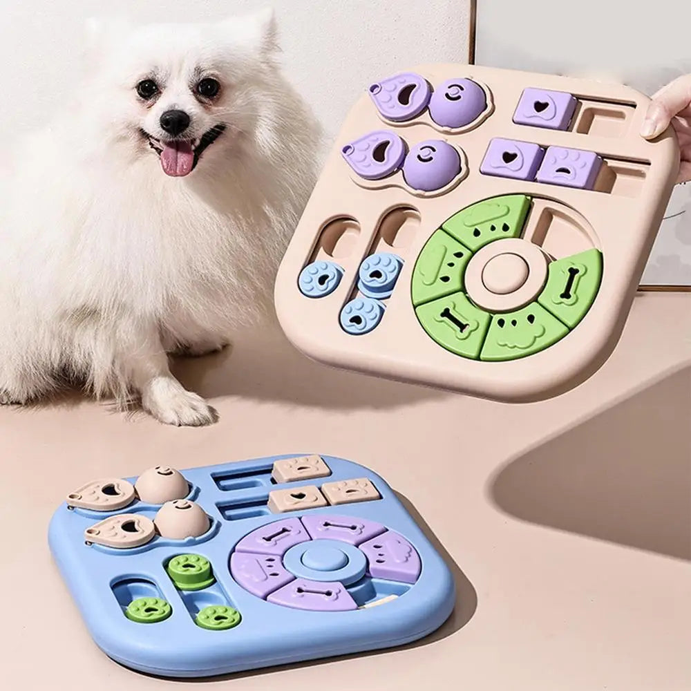 Interactive Dog Treat Puzzle Toy | Brain Game & Food Feeder for Dogs, Puppies & Cats