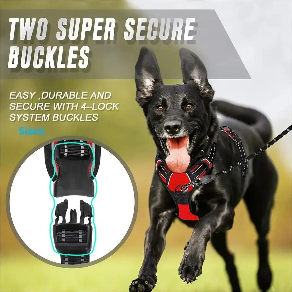Premium Dog Harness Vest with Leash – Comfortable & Adjustable for Small to Medium Dogs