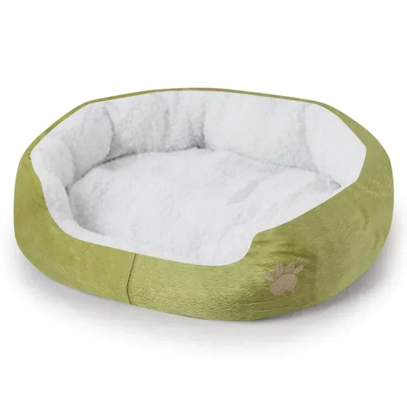Cashmere Dog Bed for Large Dogs | Plush Warming Pet Sofa & Cat Nest