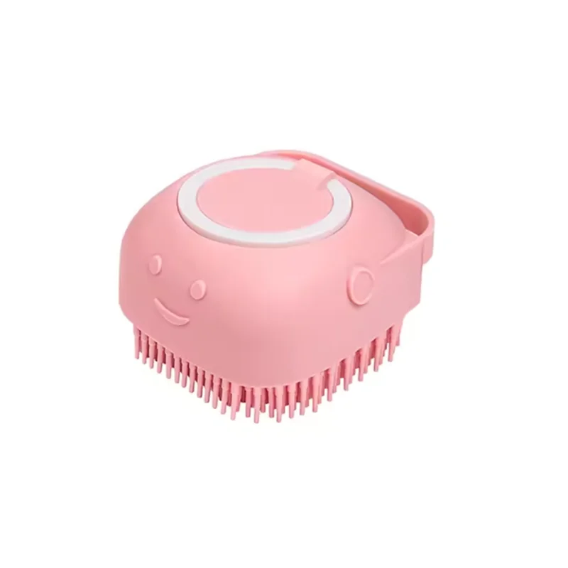 Pet Bath Massage Brush – Soft Silicone Grooming Tool for Dogs & Cats