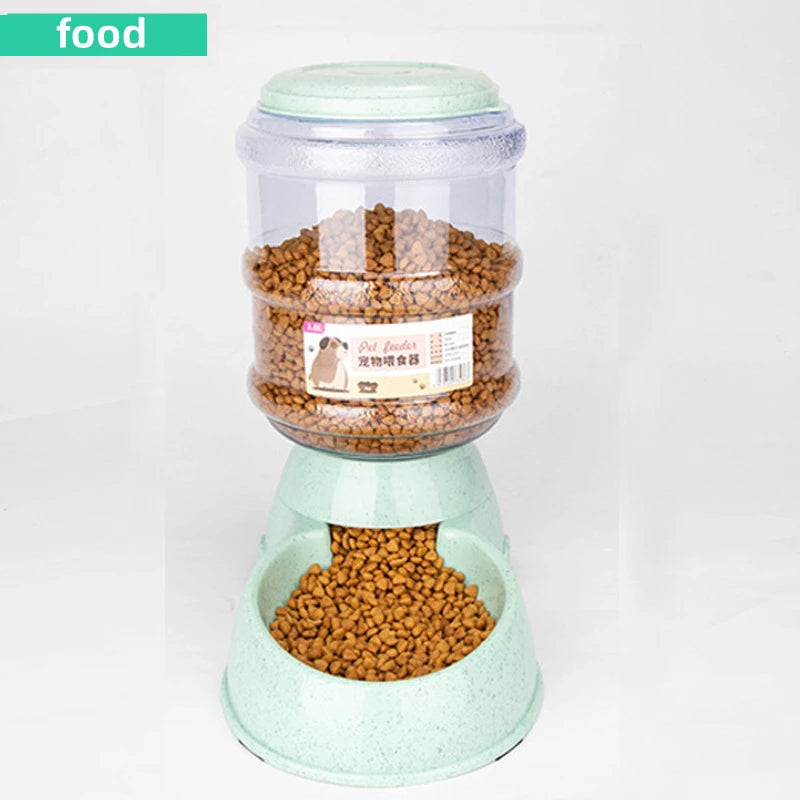 Large Capacity Pet Feeder & Water Dispenser – Automatic Dog and Cat Bowls