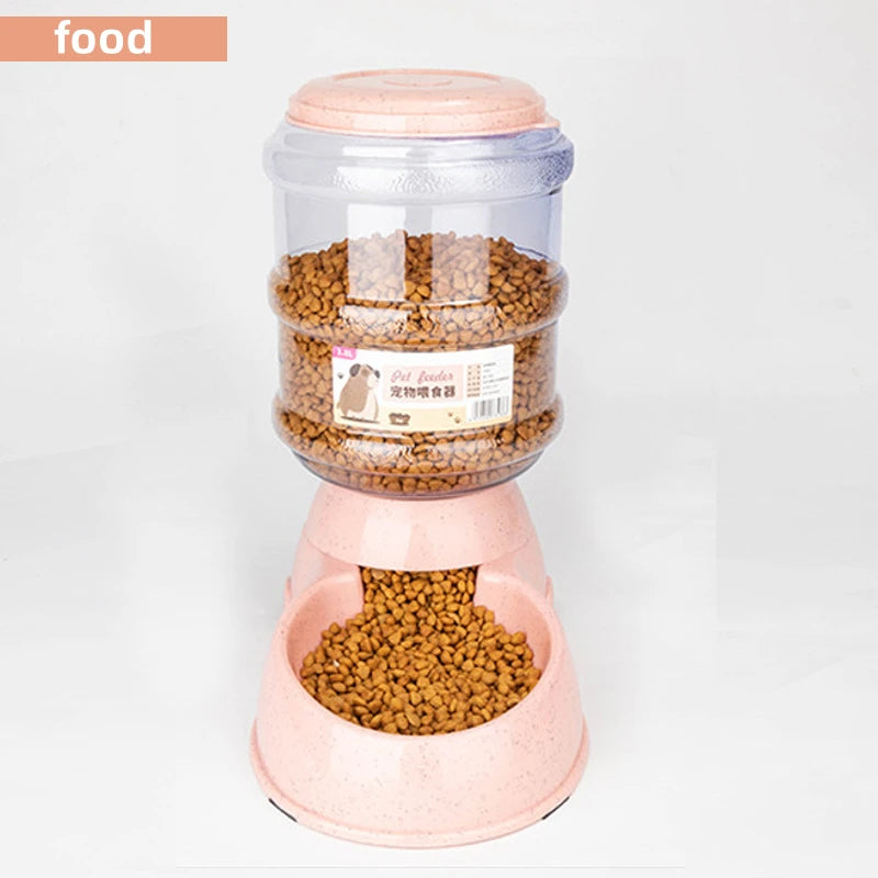 Large Capacity Pet Feeder & Water Dispenser – Automatic Dog and Cat Bowls
