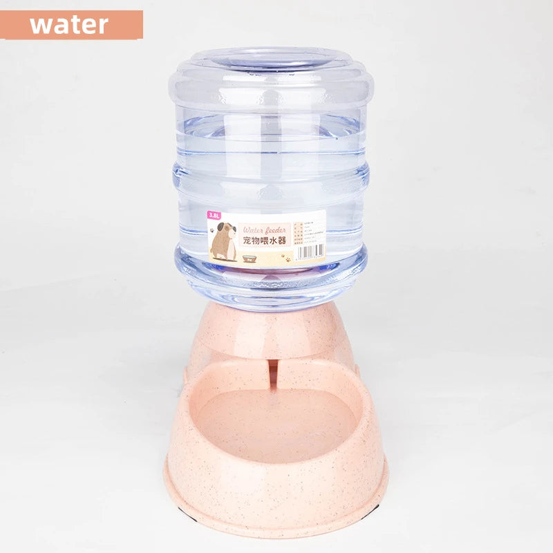 Large Capacity Pet Feeder & Water Dispenser – Automatic Dog and Cat Bowls