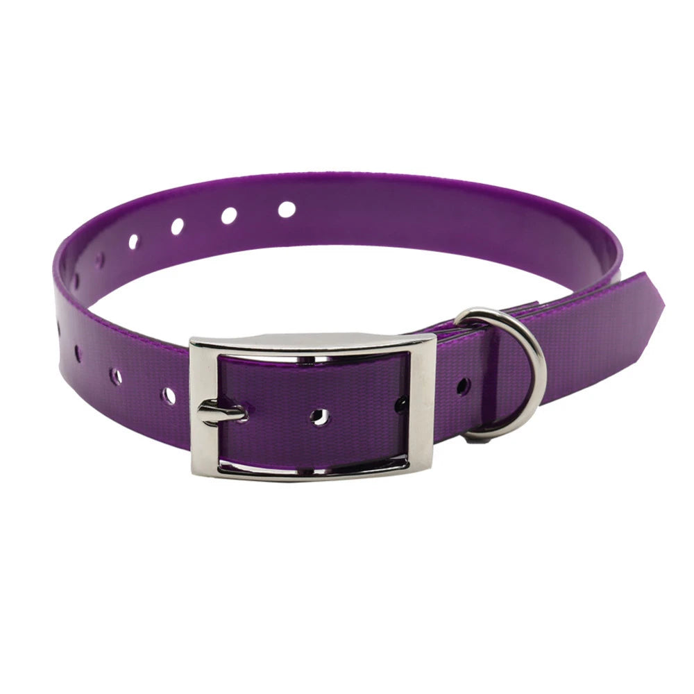 Waterproof TPU + Nylon Dog Collar | Durable, Easy-Clean Pet Collar in 7 Colors
