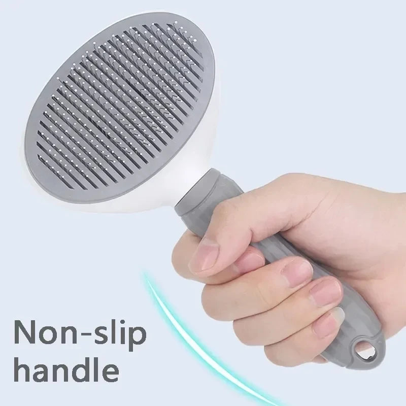 Self-Cleaning Pet Hair Brush – Grooming Tool for Dogs & Cats