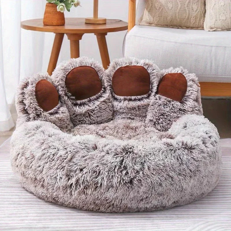 Plush Dog & Cat Bed – Cozy Sofa Cushion for Small, Medium & Large Pets