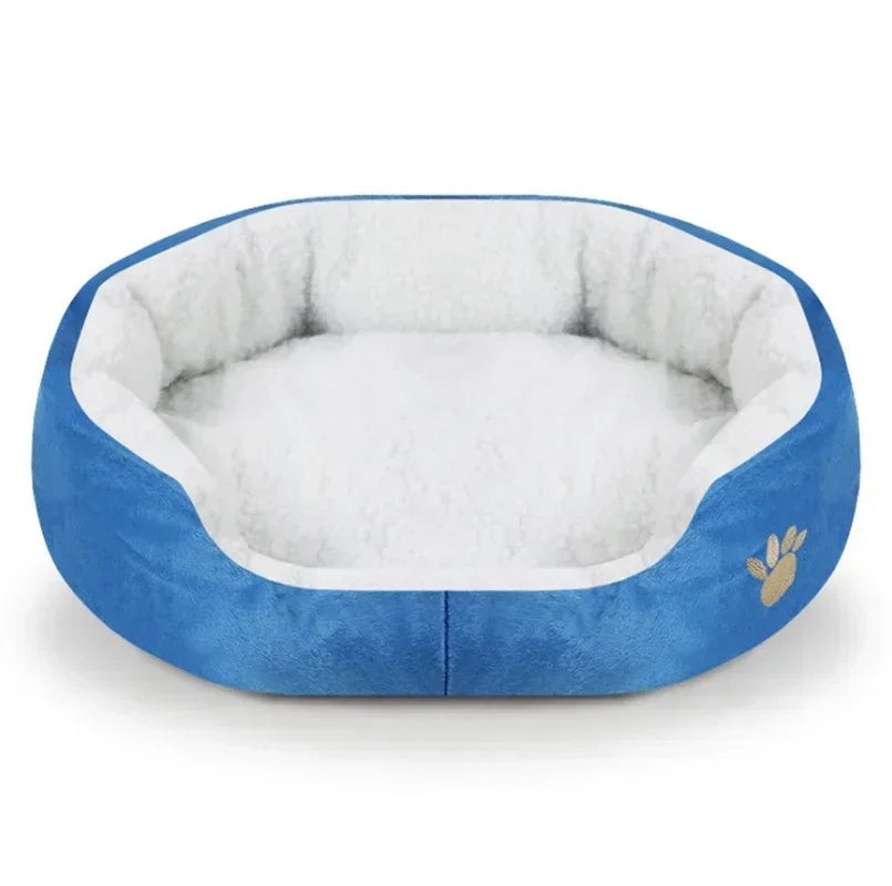 Cashmere Dog Bed for Large Dogs | Plush Warming Pet Sofa & Cat Nest