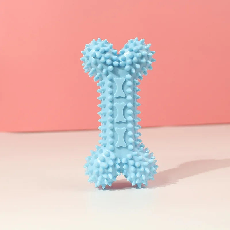 Indestructible Dog Chew Toy | Teeth-Cleaning Bone for Small Dogs