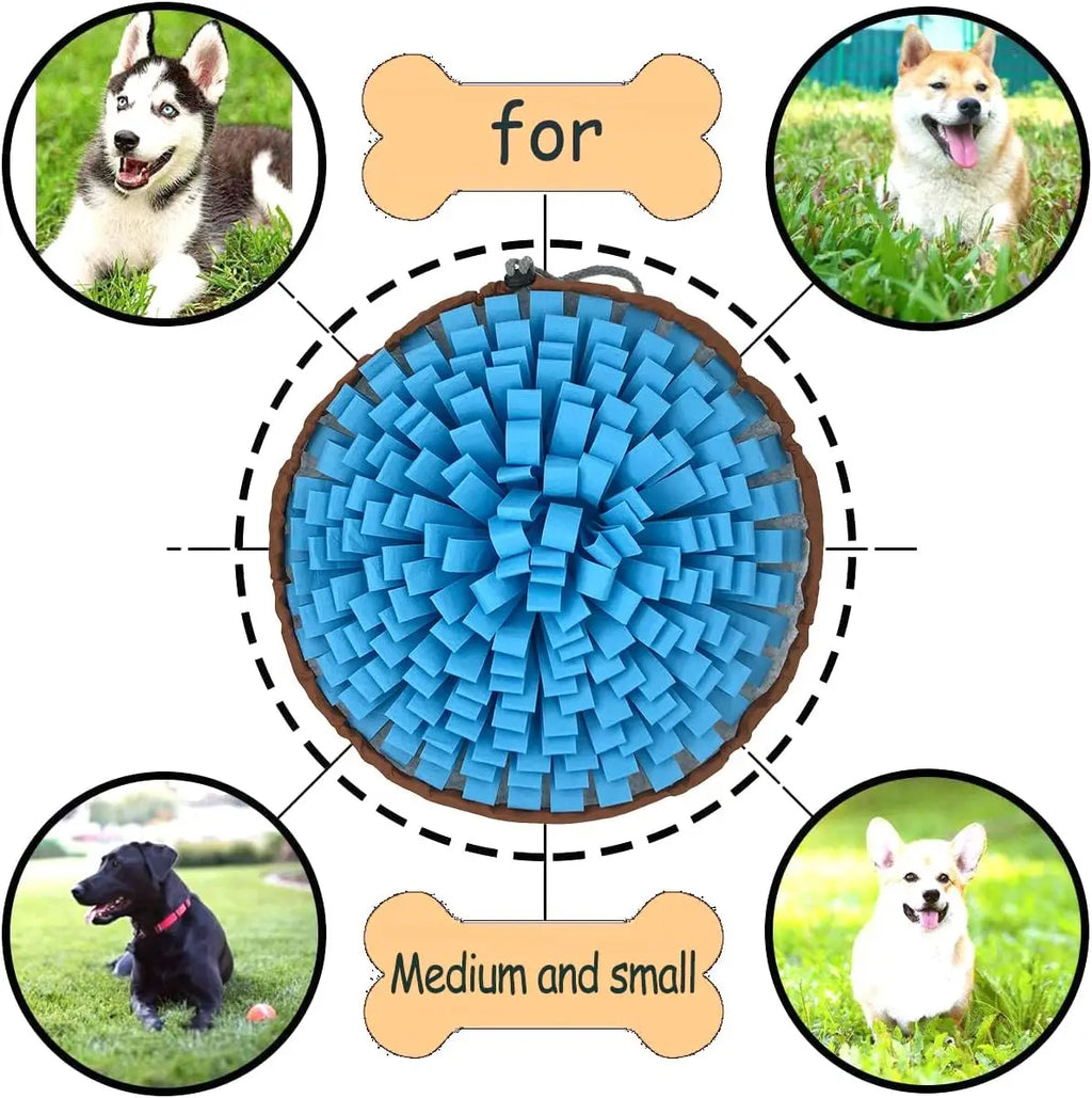 Pet Snuffle Mat – Slow Feeder Toy for Dogs & Cats, Encourages Natural Foraging