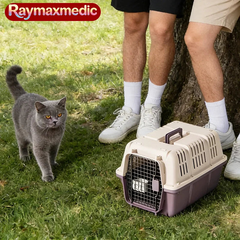 Airline Approved Pet Carrier – Portable Cat & Dog Travel Crate with Wheels
