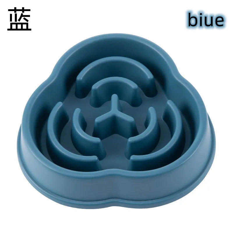 Slow Feeder Dog & Cat Bowl – Anti-Choke, Non-Slip, Healthy Eating, Multiple Colors & Shapes