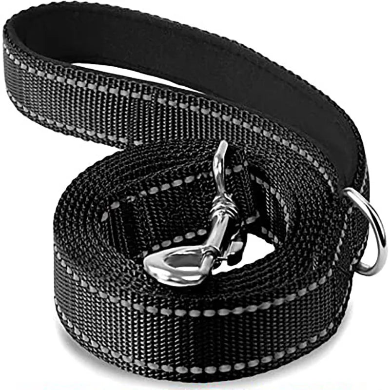 Reflective Dog & Cat Leash – Durable Adjustable Pet Walking and Training Rope