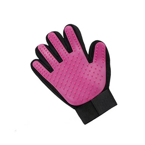 Pet Grooming Glove – Deshedding Hair Brush for Dogs & Cats