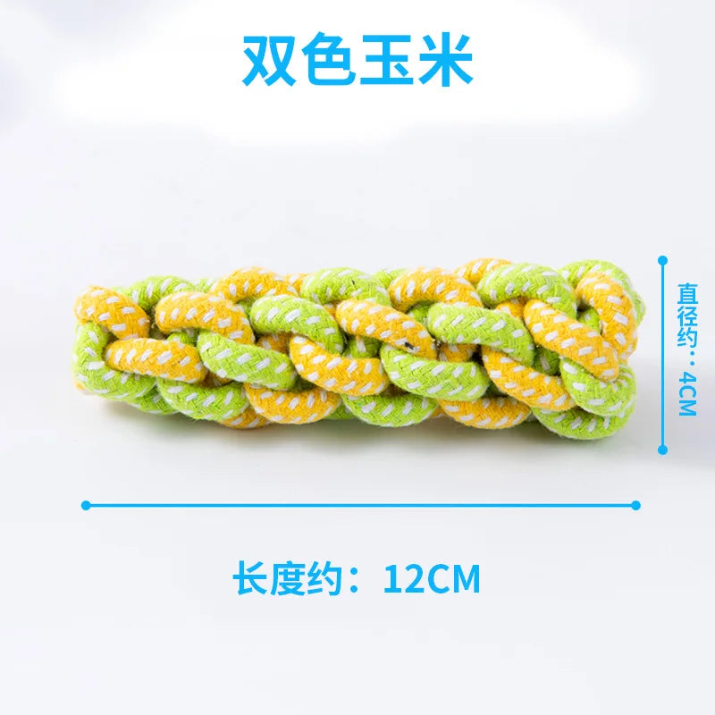 Durable Cotton Rope Dog Toys – Chew, Tug & Interactive Play for Small & Large Dogs
