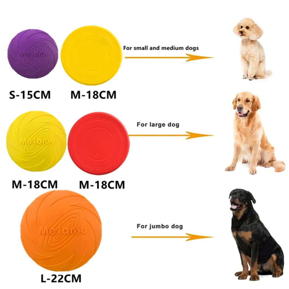 Durable Bite-Resistant Dog Flying Disc – Interactive Outdoor Pet Toy