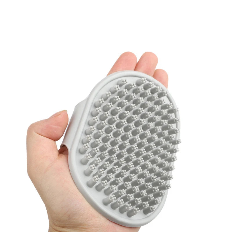 Pet Grooming Brush – Rubber Massage Comb for Dogs & Cats