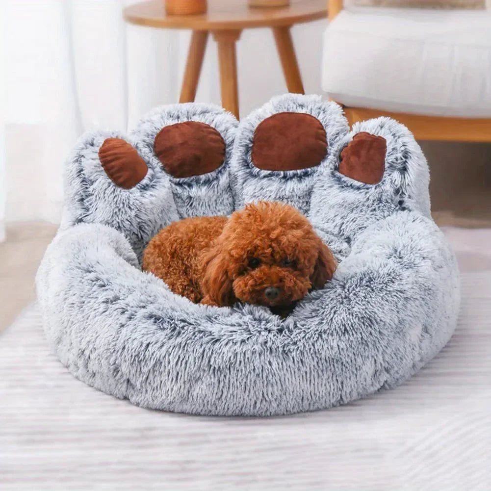 Plush Dog & Cat Bed – Cozy Sofa Cushion for Small, Medium & Large Pets