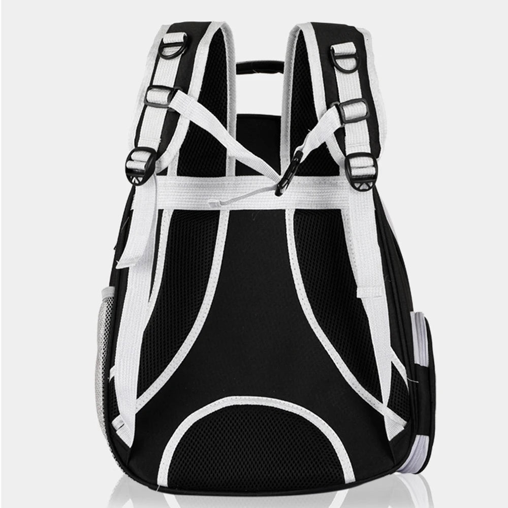 Cat Backpack Carrier – Transparent Space Capsule Pet Travel Bag for Small Cats & Dogs