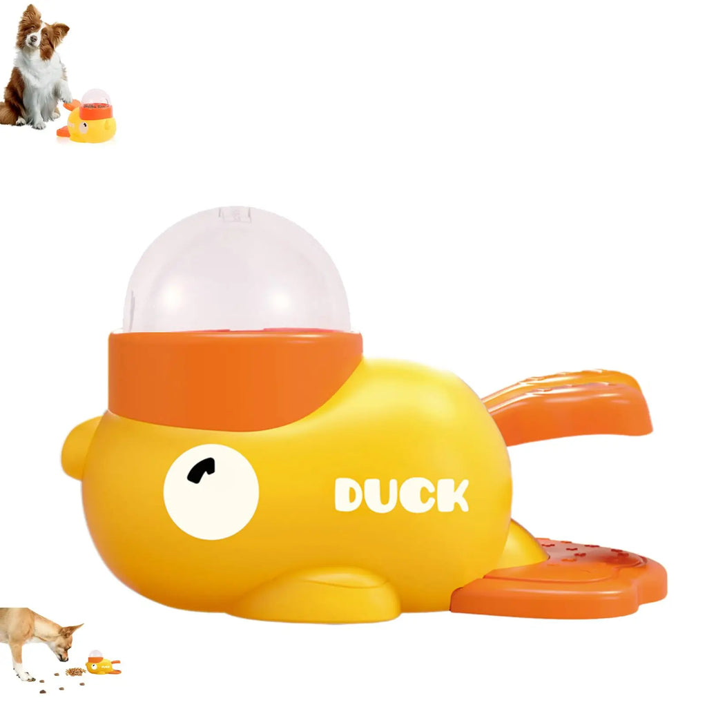 Duck-Shaped Slow Feeder – Interactive Pet Food & Snack Dispenser