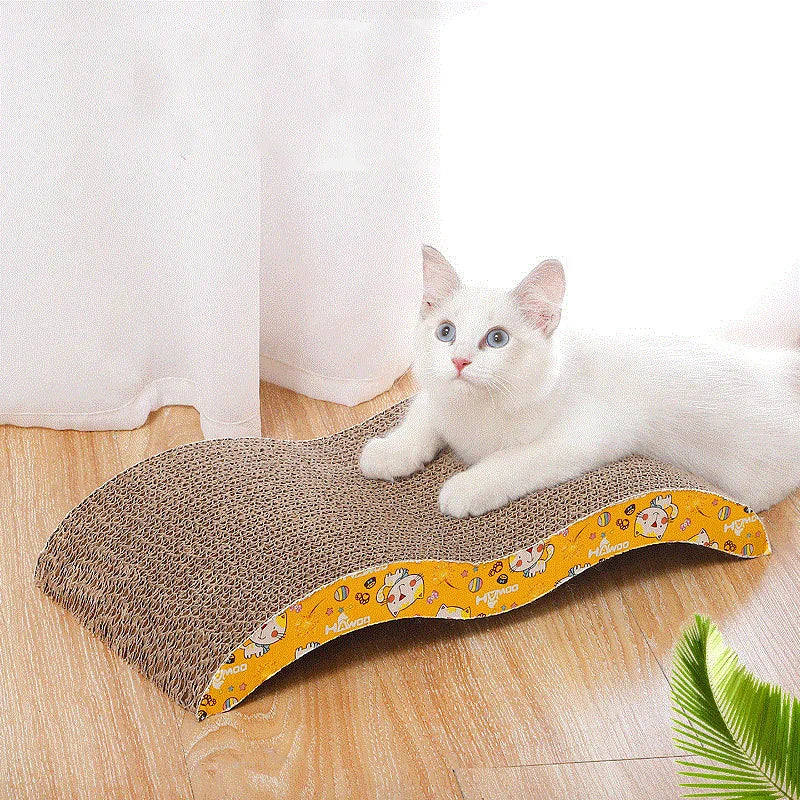 Cat Scratcher Board – Corrugated Cardboard Claw Sharpening & Scratch-Resistant Toy