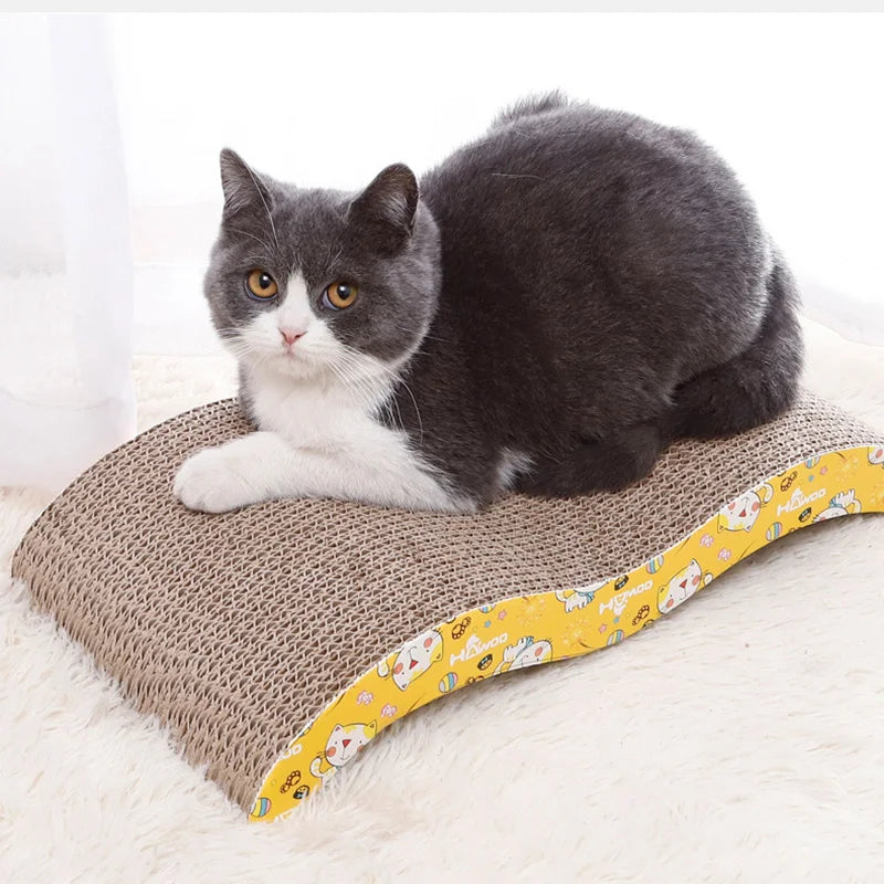 Cat Scratcher Board – Corrugated Cardboard Claw Sharpening & Scratch-Resistant Toy