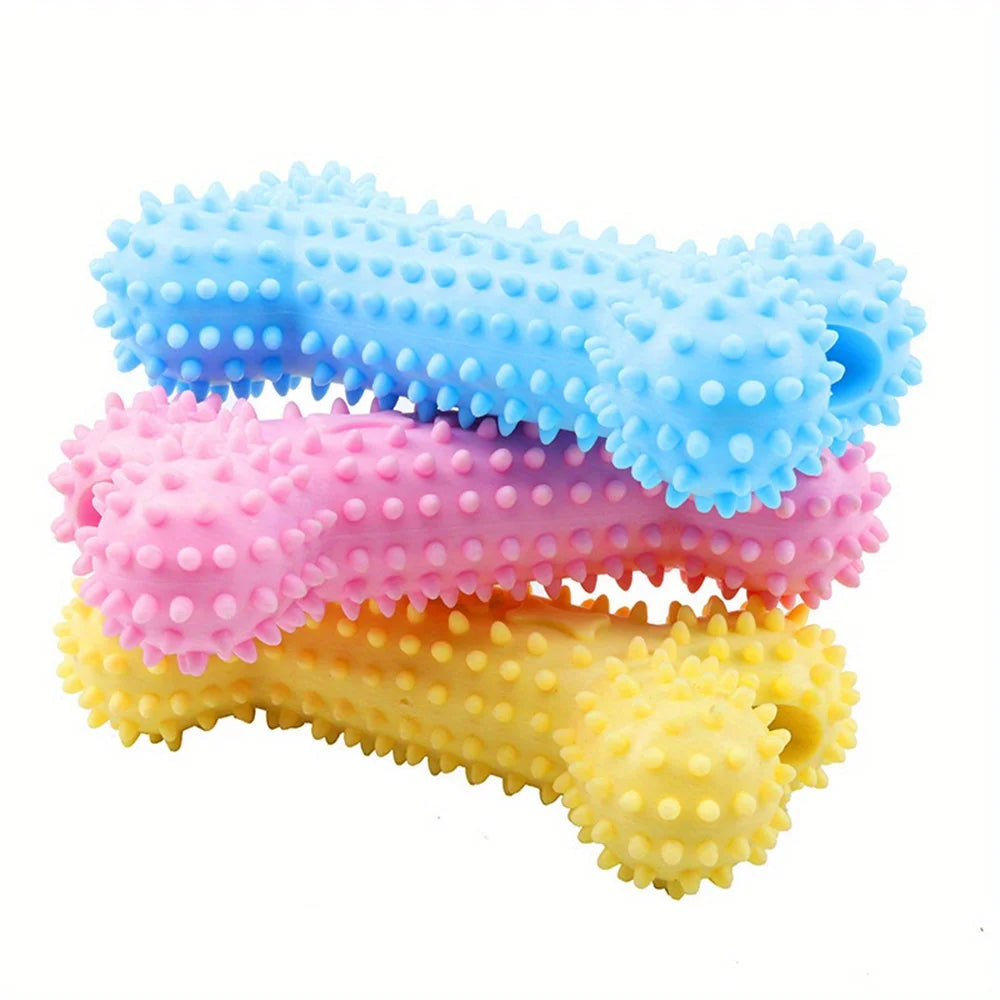 Indestructible Dog Chew Toy | Teeth-Cleaning Bone for Small Dogs