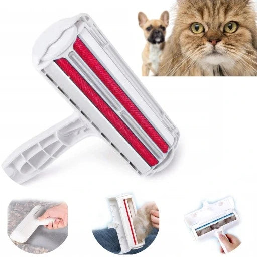 Reusable Pet Hair Remover Roller – Self-Cleaning Fur Brush for Dogs & Cats