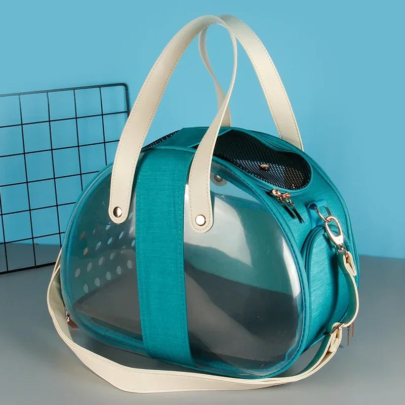 Pet Transport Bag – Cat & Small Dog Carrier Backpack with Handles