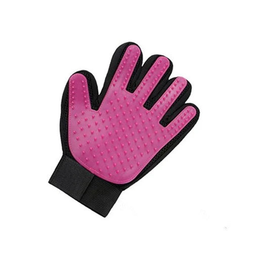 Pet Grooming Glove – Deshedding Hair Brush for Dogs & Cats
