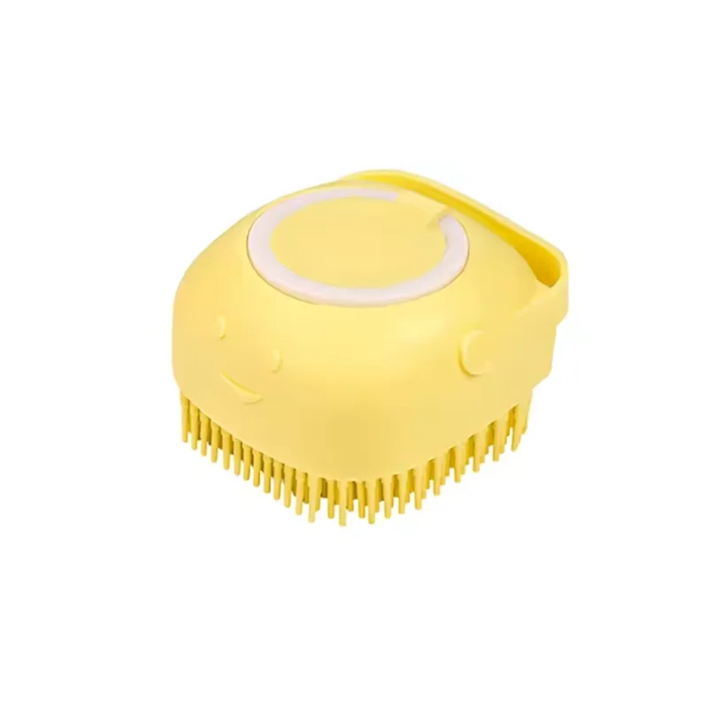 Pet Bath Massage Brush – Soft Silicone Grooming Tool for Dogs & Cats
