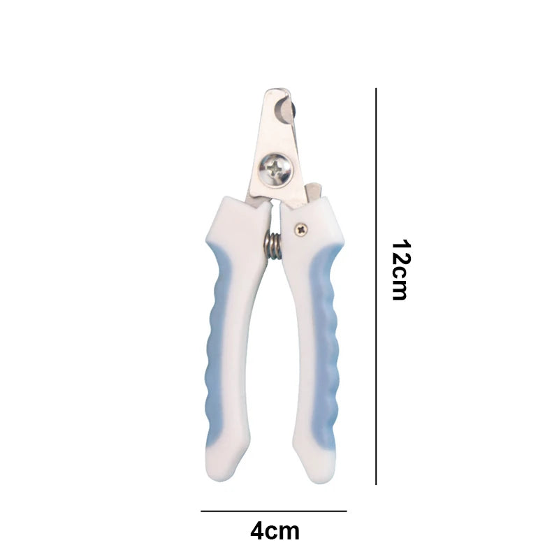 Pet Nail Clippers for Dogs & Cats – Professional Stainless Steel Grooming Tool with Safety Guard
