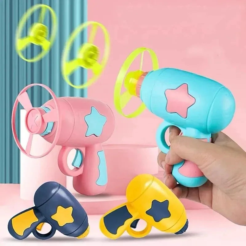 Interactive Cat Toy – Mini Flying Disc Launcher, Chasing & Training Game for Kittens