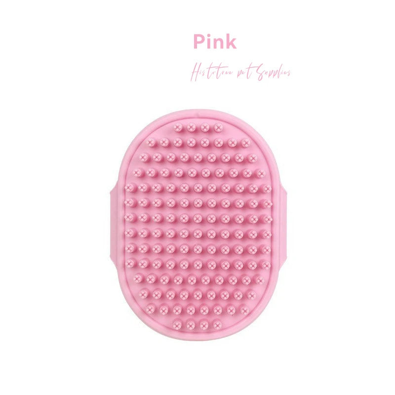Pet Grooming Brush – Rubber Massage Comb for Dogs & Cats