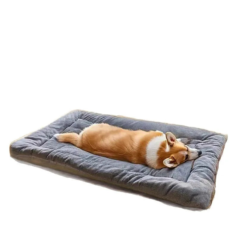 Large Plush Dog Bed – Super Soft Thickened Pet Mat for Small, Medium & Large Dogs