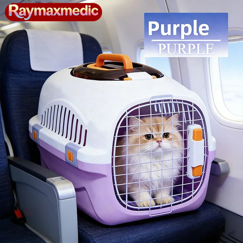 Airline Approved Pet Carrier – Portable Cat & Dog Travel Crate with Wheels