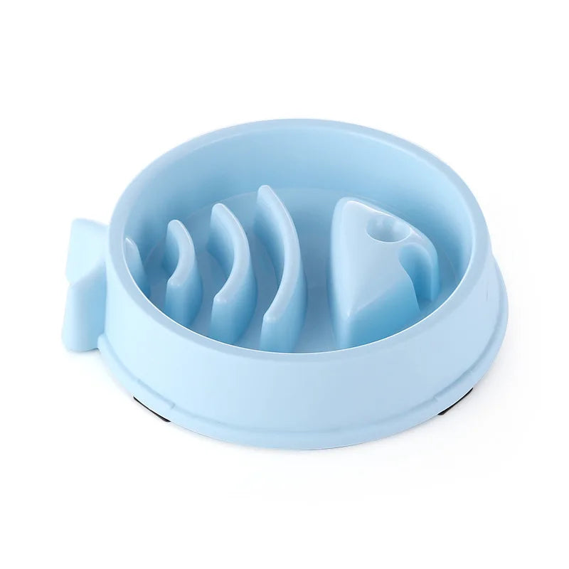 Slow Feeder Dog & Cat Bowl – Anti-Choke, Non-Slip, Healthy Eating, Multiple Colors & Shapes