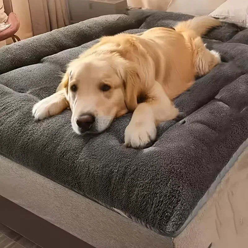 Extra-Large Plush Dog Bed | Double-Sided Soft Sofa-Style Mat for Large Breed Dogs