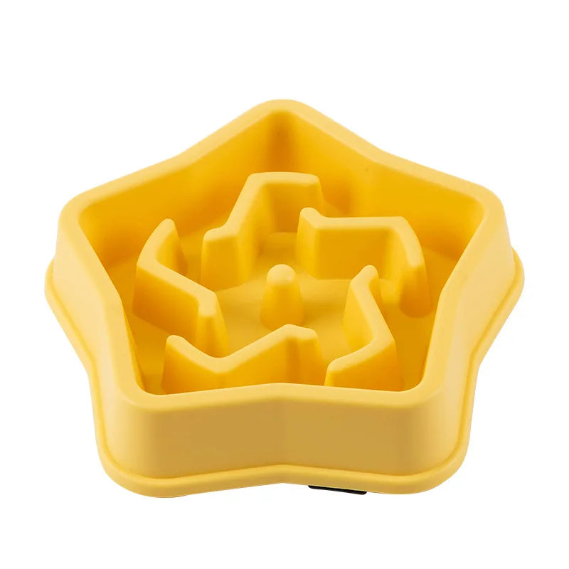 Slow Feeder Dog & Cat Bowl – Anti-Choke, Non-Slip, Healthy Eating, Multiple Colors & Shapes