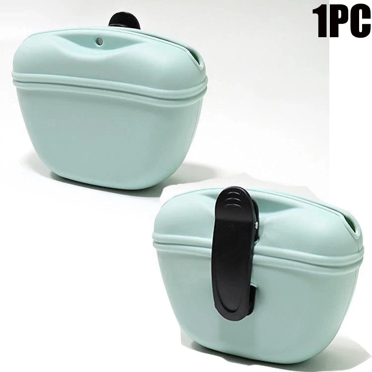 Portable Dog Treat Bag – Waist Clip Snack Pouch for Training & Outdoor Walks