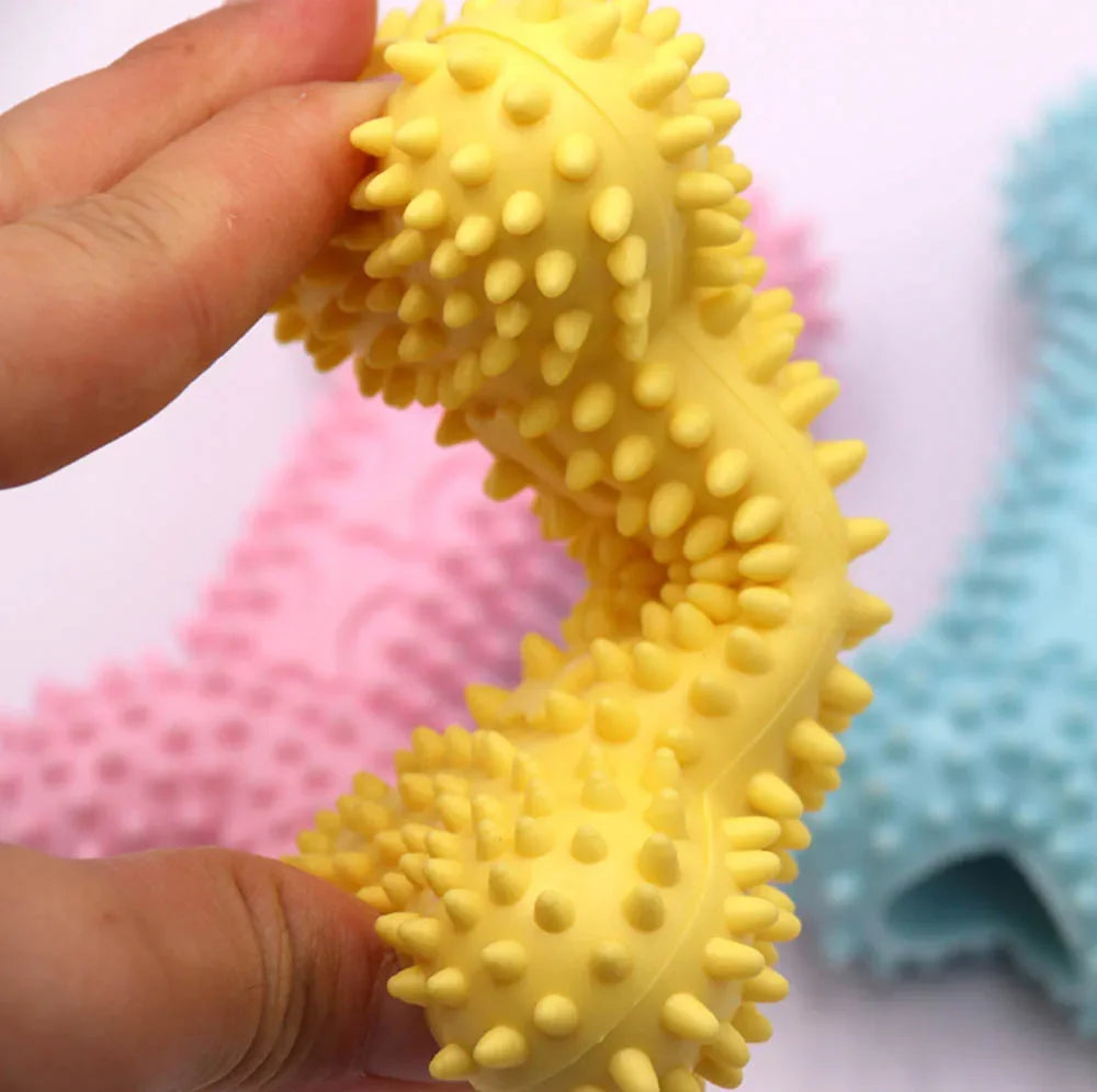 Indestructible Dog Chew Toy | Teeth-Cleaning Bone for Small Dogs