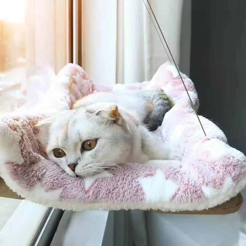 Cat Window Hanging Hammock – Suction Cup Bed for Indoor Climbing & Lounging