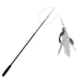 Telescopic Cat Feather Toy – 1.8m Extended Interactive Stick for Cats